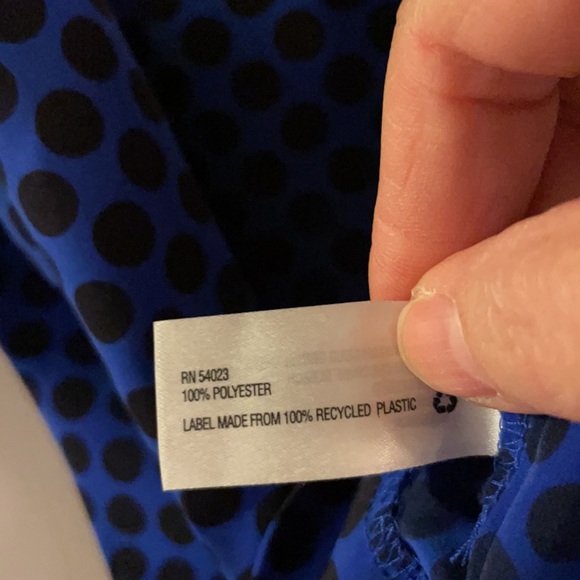 Gap Extra Small Shift Dress Blue/Black - Picture 7 of 7